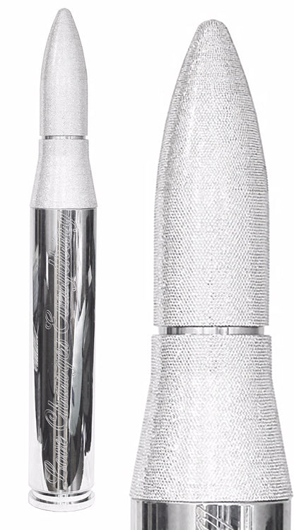 Name: Love Changes Everything Bullet
Medium: Aluminium dipped in gold chrome
+- 20,000 Swarovski Crystals handle applied
Size: 37 x 5 x 5 in
Edition: unique