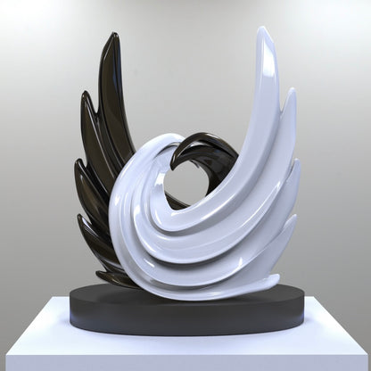 Fiberglass | Polyurethane pain | Concrete base Size: 29 x 13 x 24 in. Edition of 8